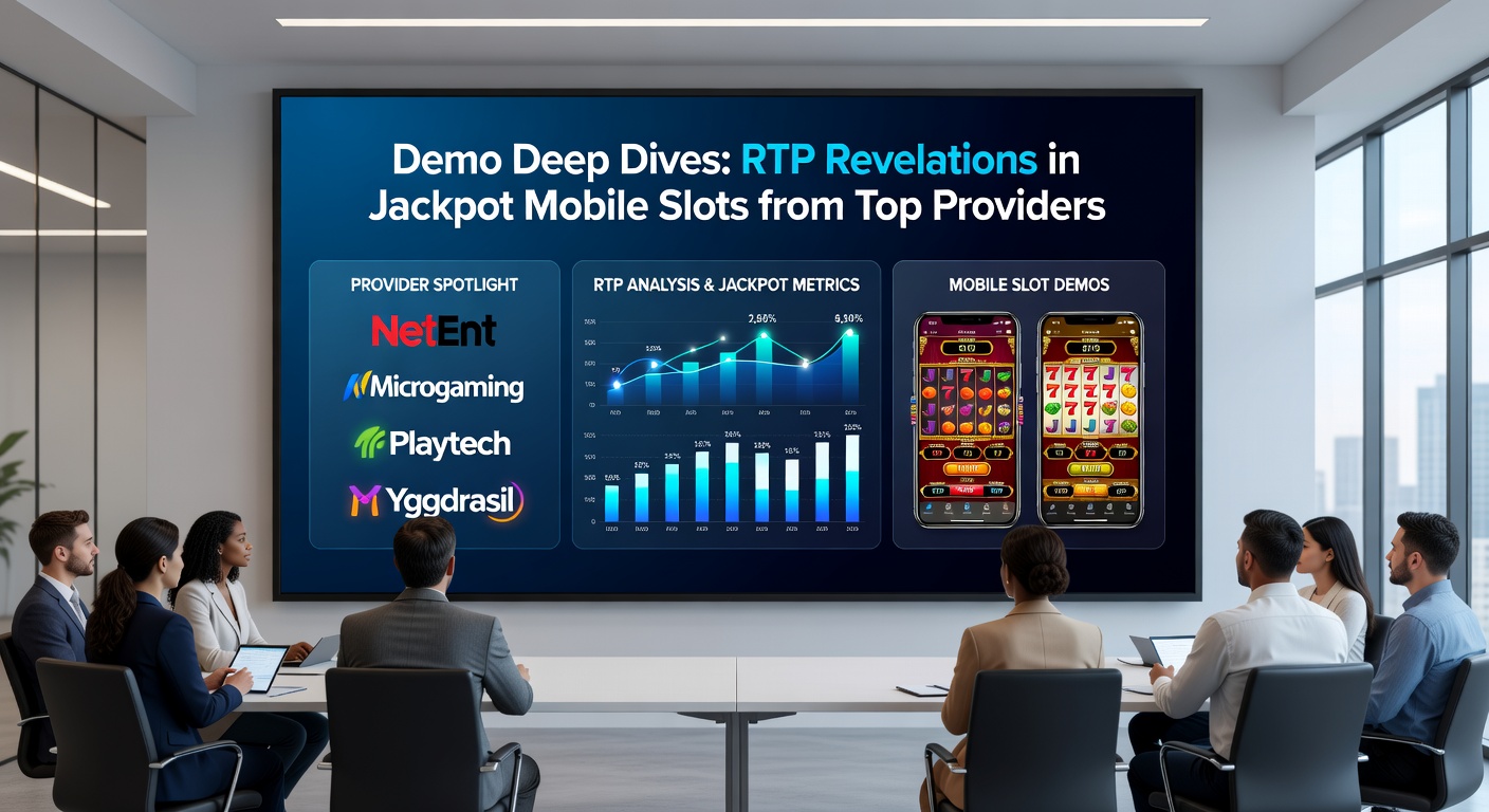 Close-up of a jackpot slot demo interface on a tablet, highlighting RTP meter and progressive counters during a bonus round