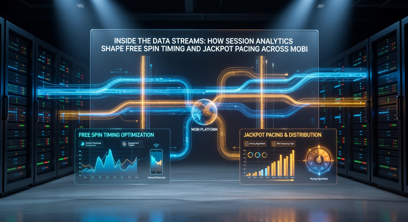 Mobile device screen displaying real-time jackpot pacing graphs and free spin trigger analytics for slot development teams