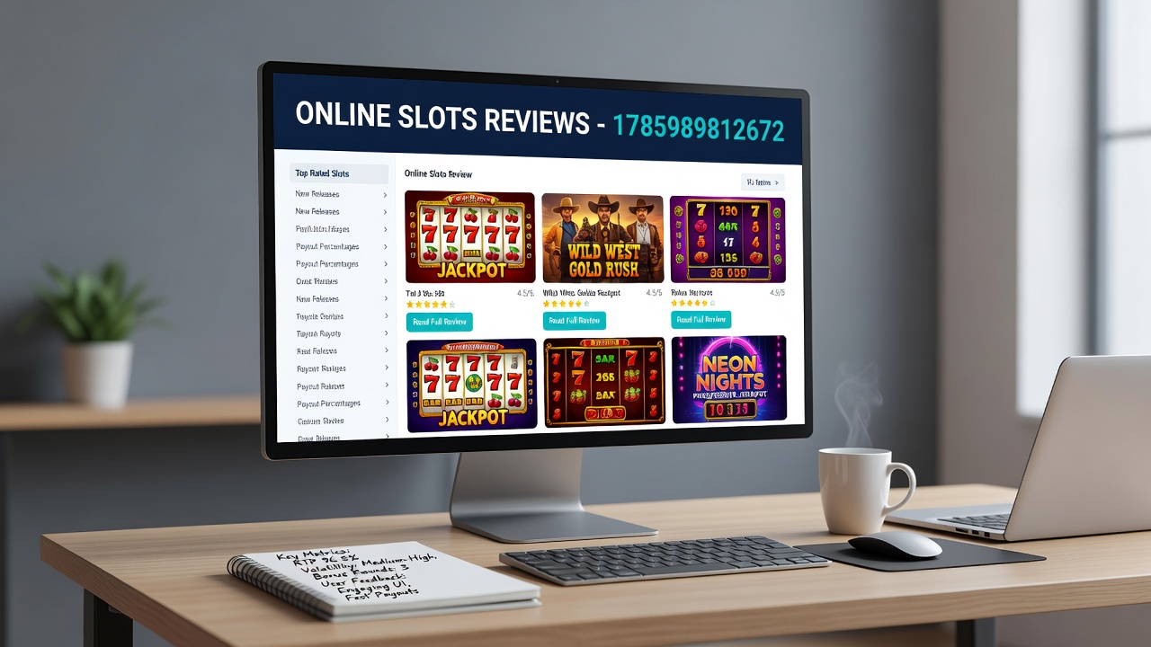 Mobile demo interfaces and feature breakdown in slots reviews