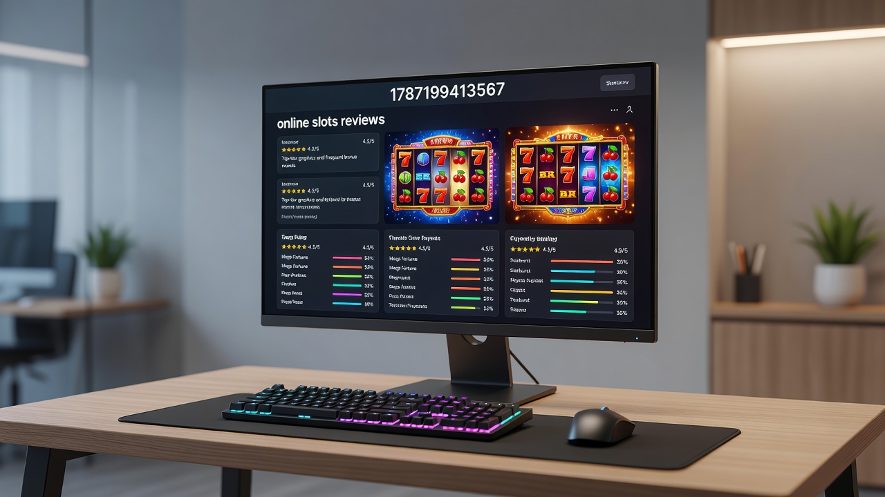 Detailed slots review dashboard with volatility graphs and provider comparison tables