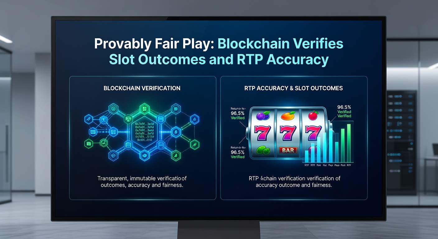 Close-up of cryptographic hash chains and slot payout verification interface on a blockchain dashboard