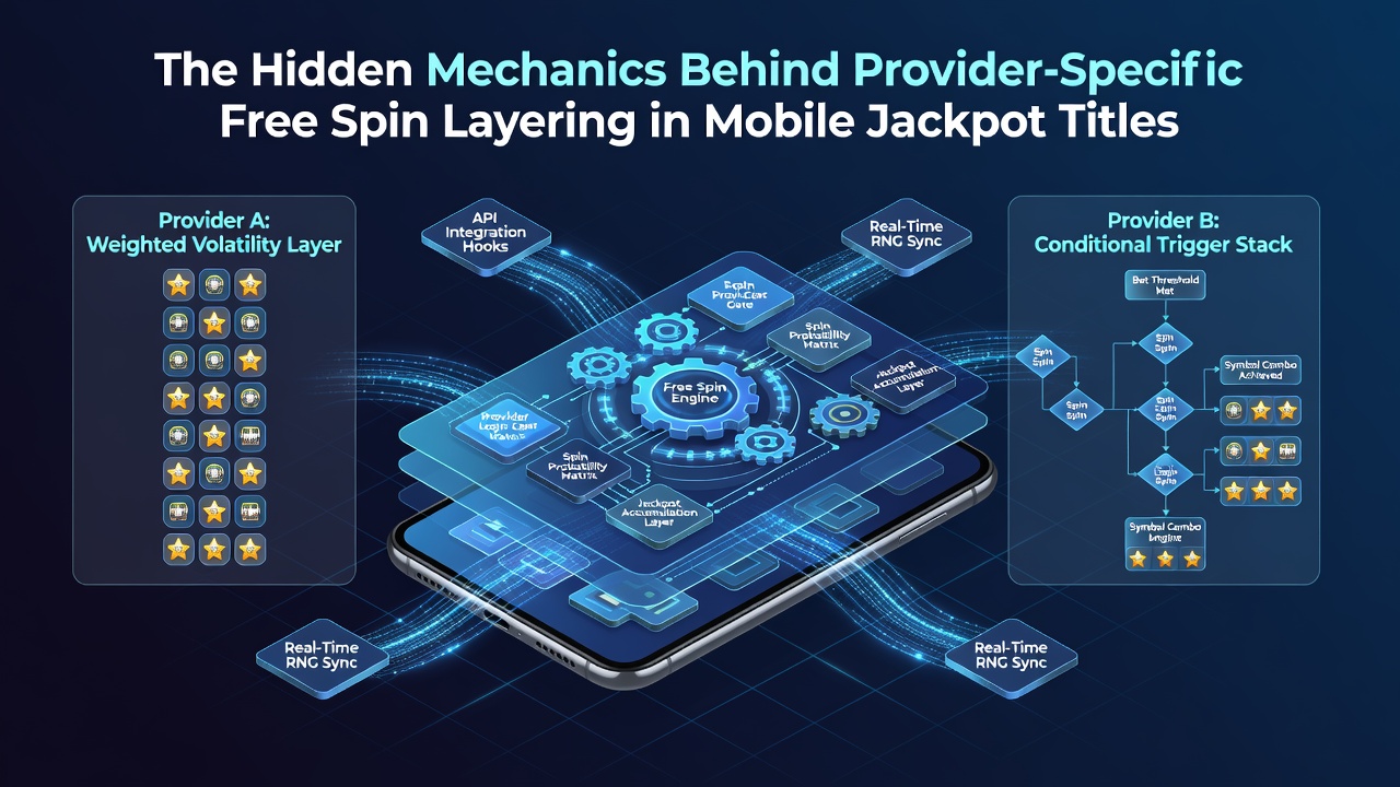 Mobile device displaying stacked free spin indicators during jackpot play